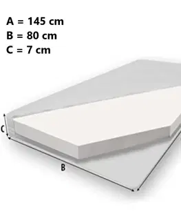 Postele NABBI Playa II detská posteľ s prístelkou a matracmi 80x160 cm biela