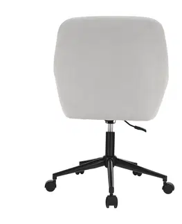 Kancelárske stoličky KONDELA Laira kancelárske kreslo svetlosivá / čierna