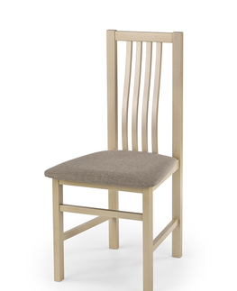 Jedálenské stoličky HALMAR Pawel jedálenská stolička dub sonoma / hnedá