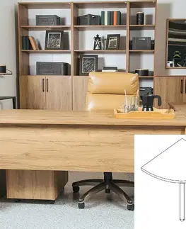 Moderné kancelárske stoly Písací stôl Idea Nbarożne 70x70x75 Alabama