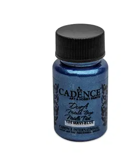 Hračky CADENCE - Farba akrylová Cadence D.Metalic, modrá, 50 ml