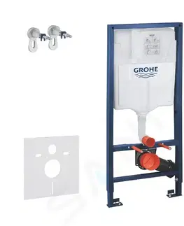 Kúpeľňa GROHE - Rapid SL Set predstenovej inštalácie, klozetu Oudee a dosky softclose, tlačidlo Skate Cosmopolitan, chróm SANI11BA1104