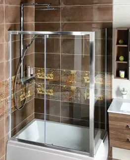 Sprchové dvere POLYSAN - DEEP obdĺžniková sprchová zástena 1200x900 L/P varianta, čire sklo MD1216MD3316