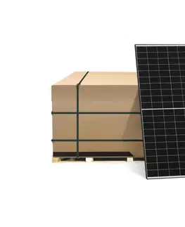 Fotovoltaické a solárne panely JA SOLAR Fotovoltaický solárny panel JA SOLAR 380Wp čierny rám IP68 Half Cut- paleta 31 ks 