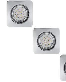 LED osvetlenie Eglo Eglo 78228 - SADA 3xLED Podhľadové svietidlo PENETO 1xGU10/5W/230V 