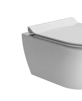 Záchody GSI - PURA závesná WC misa, Swirlflush, 36x50cm, biela ExtraGlaze 881611