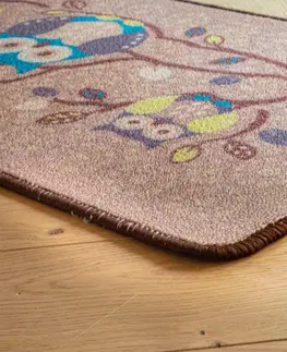 Koberce a rohožky Kuchynský koberec s potlačou sovičiek