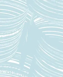 Abstraktné tapety Tapeta jemná modrá abstrakcia