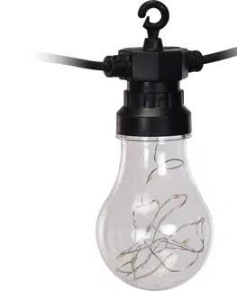 Záhradné lampy Koopman Svetelná reťaz Bulbs, 80 LED