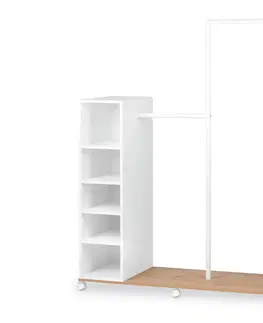 Bookcases & Standing Shelves Vešiak s priehradkami a rôznymi úrovňami