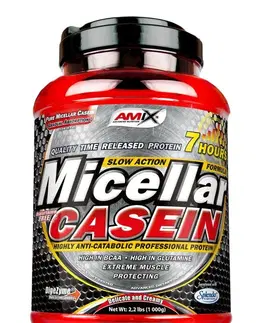 Nočné proteíny (Night) Micellar Casein - Amix 1000 g Jahoda