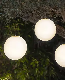 Vonkajšie závesné svietidlá Newgarden Newgarden Pianeta LED vonkajšie závesné svetlo, Ø 35 cm