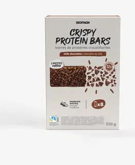 činky Proteínová tyčinka Crispy choco bar čokoládové suflé 8 ks