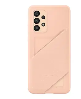 Puzdrá na mobilné telefóny Puzdro Card Slot Cover pre Samsung Galaxy A23, awesome peach EF-OA235TPEGWW