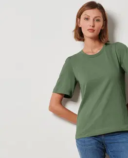 Shirts & Tops Tričko s nariasením, zelená