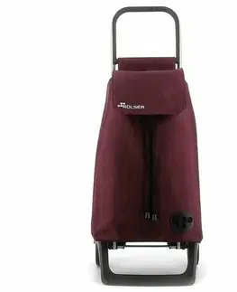Nákupné tašky a košíky Rolser Nákupná taška na kolieskach Baby MF Joy-1800, bordó