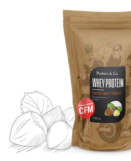 Proteíny Protein&Co. CFM Whey protein 80 1000 g Zvoľ príchuť: Hazelnut treat
