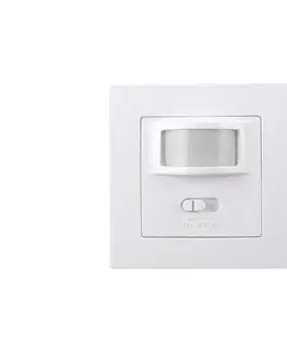 Svietidlá   WPIR01 − Interiérový senzor pohybu PIR do krabičky od vypínačov biela 
