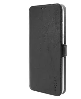 Puzdrá na mobilné telefóny Knižkové puzdro FIXED Topic pre Motorola Moto G13, čierna FIXTOP-1094-BK