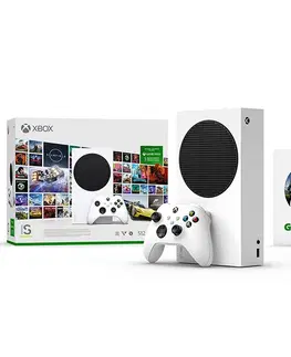 Herné konzoly Xbox Series S + Xbox Ultimate Game Pass 3 mesačné predplatné (Štartovací balík) RRS-00153