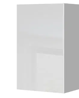 Kuchynské skrinky visiace Kuchynská skrinka Infinity V7-45-1K/5 Crystal White