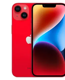 Mobilné telefóny Apple iPhone 14 128GB, (PRODUCT)RED