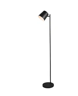 Stojace lampy Stojacia lampa čierna nabíjateľná vrátane 4-stupňovej LED stmievateľnej - Mateo