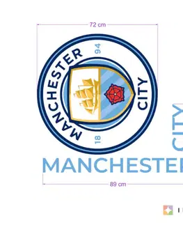 Nálepky na stenu Nálepka na stenu Futbalový klub Manchester City