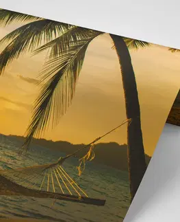 Samolepiace tapety Samolepiaca fototapeta hojdacia sieť na pláži