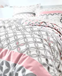 Bavlnené Bavlnená posteľná bielizeň Marlow s geometrickým vzorom, zn. Colombine, bavlna