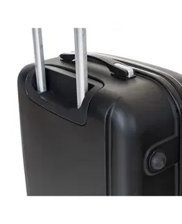 Batohy Pretty UP Cestovný škrupinový kufor ABS16 L, čierna 