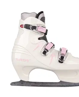 Korčule na ľad Zimné korčule Spartan Lady bielo-ružová - 36