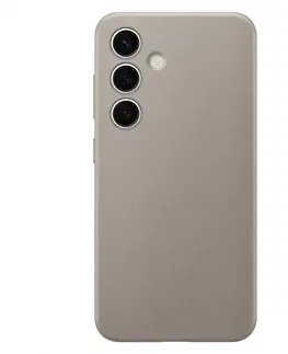 Puzdrá na mobilné telefóny Zadný kryt Leather Cover pre Samsung S24, dymová GP-FPS921HCAAW