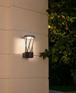 Vonkajšie nástenné svietidlá FARO BARCELONA Vonkajšie nástenné LED svietidlo Twist