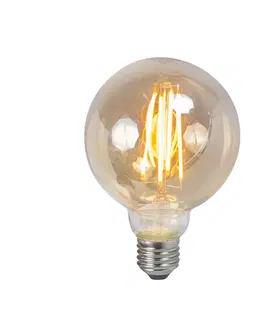 Ziarovky LED žiarovka E27 5W 2200K G95 dymová stmievateľná