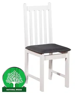 Drevené stoličky Stolička W77 biely ROX35