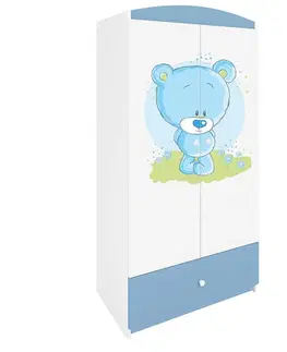 Skrine do izieb Skriňa Babydreams Modrá – Medveď Modrá