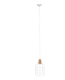 Lampy Visiaca lampa, biela/kov, ASTOK