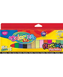 Kreatívne a výtvarné hračky PATIO - Colorino plastelína 18 farieb