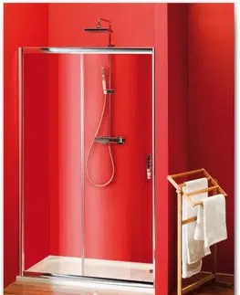 Sprchovacie kúty GELCO - SIGMA sprchové dvere posuvné 1100mm, sklo Brick SG3261