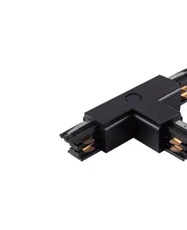 Svietidlá  Konektor pre svietidlá v lištovom systéme 3-fázový TRACK čierna typ T 