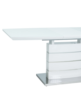 Jedálenské stoly DAVINCI jedálenský stôl 140x80 cm, dub/čierna