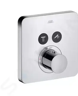 Kúpeľňa AXOR - ShowerSelect Termostat pod omietku na 2 spotrebiče, chróm 36707000