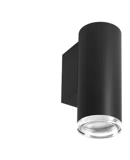 Svietidlá  Kúpeľňové nástenné bodové svietidlo TURYN 1xGU10/10W/230V IP44 čierna 