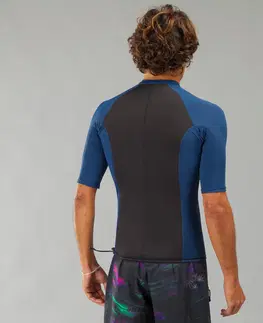 surf Pánske lykrovo-neoprénové termo tričko s UV ochranou na surf s krátkym rukávom