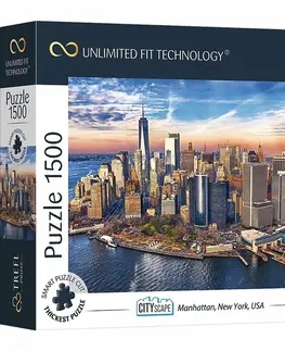 Hračky puzzle TREFL - Prime puzzle 1500 UFT - Manhattan, New York, USA