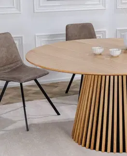 Jedálenské stoly Jedálenský stôl RURURA 120 cm Dekorhome Dub