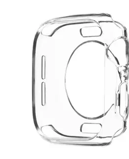Príslušenstvo k wearables FIXED TPU gélové puzdro pre Apple Watch Series 9 45 mm, transparentná