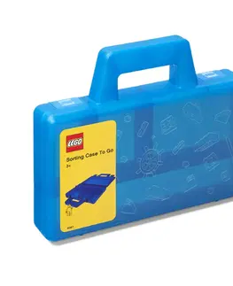 Boxy na hračky LEGO STORAGE - úložný box TO-GO - modrý