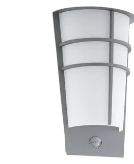 Záhradné lampy Eglo Eglo 96017 - LED Vonkajšie nástenné svietidlo s čidlom BREGANZO 1 2xLED/2,5W 
